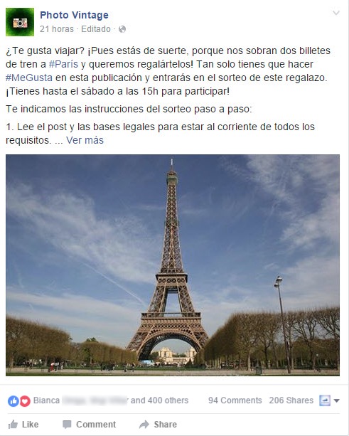 sorteo me gustas