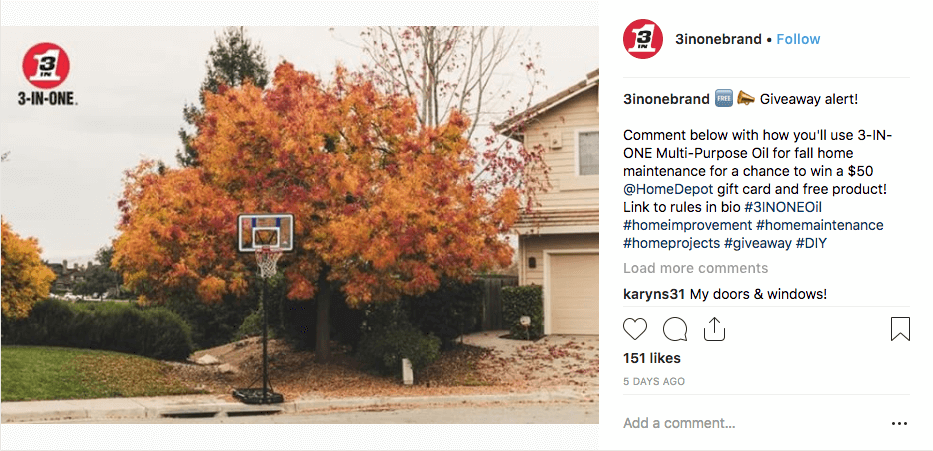 Instagram comments