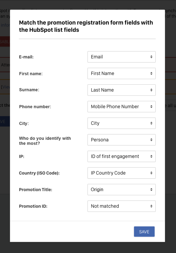 hubspot fields