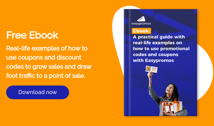 Free Ebook Real-life examples of how to use coupons and discount codes to grow sales and draw foot traffic to a point of sale.  